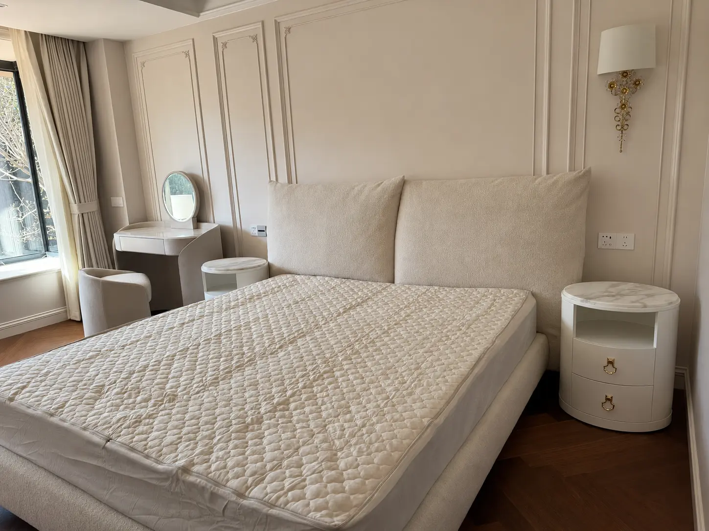 Bedroom of the private residence on Riga Highway