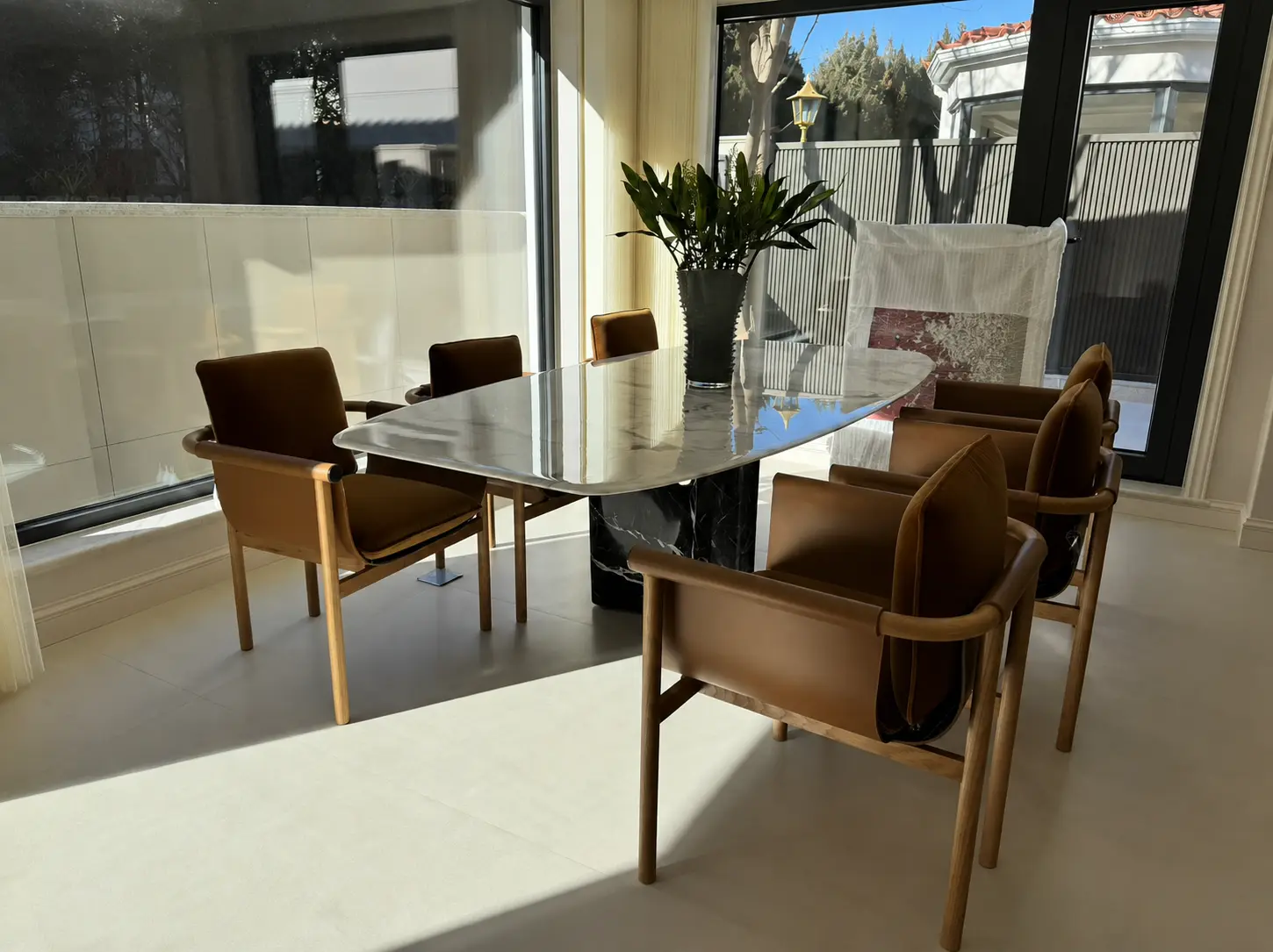 Dining area of the private residence on Riga Highway