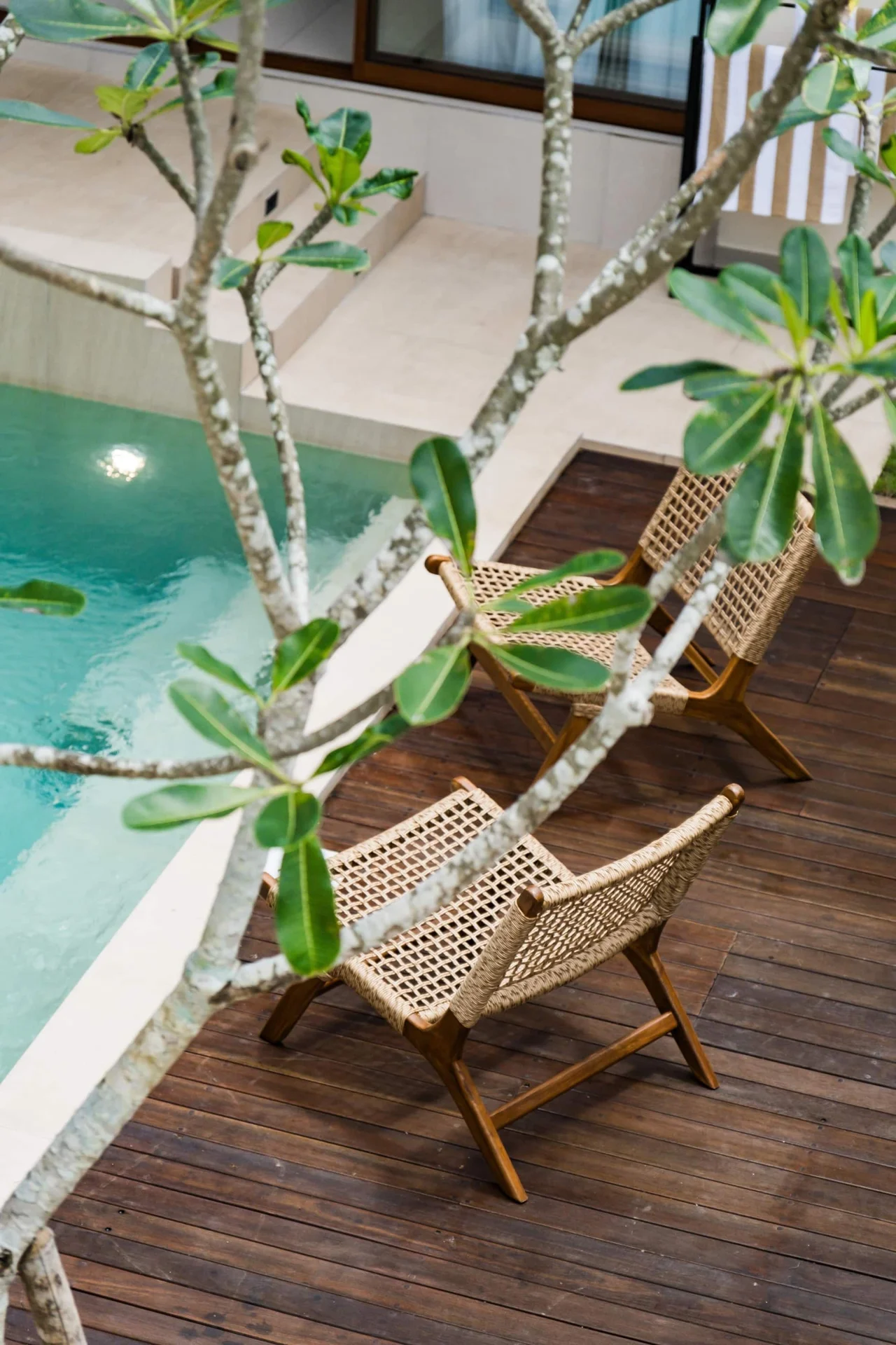 Pool Villa in Ubud, Bali — Pool courtyard