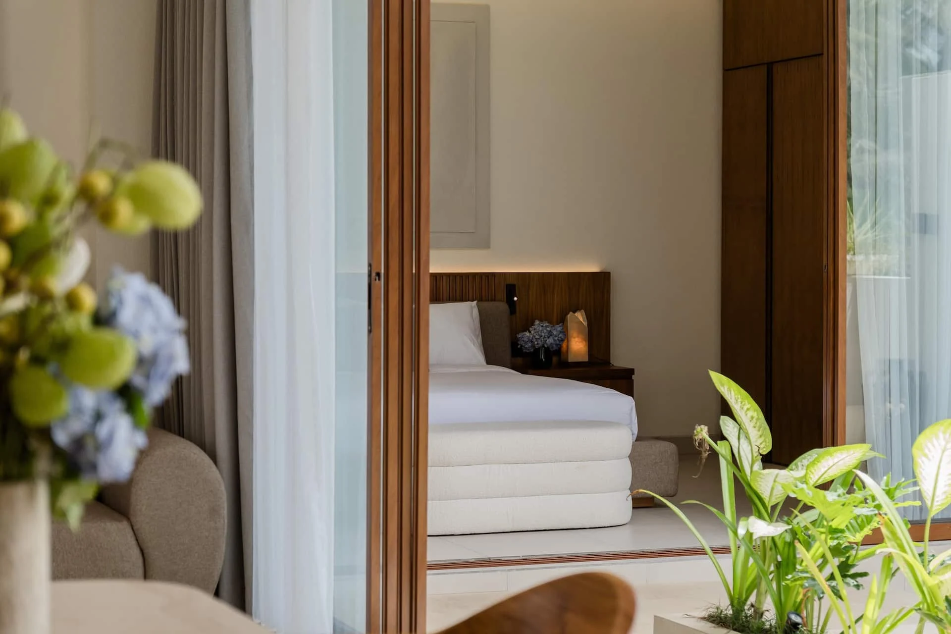 Pool Villa in Ubud, Bali — Bedroom one