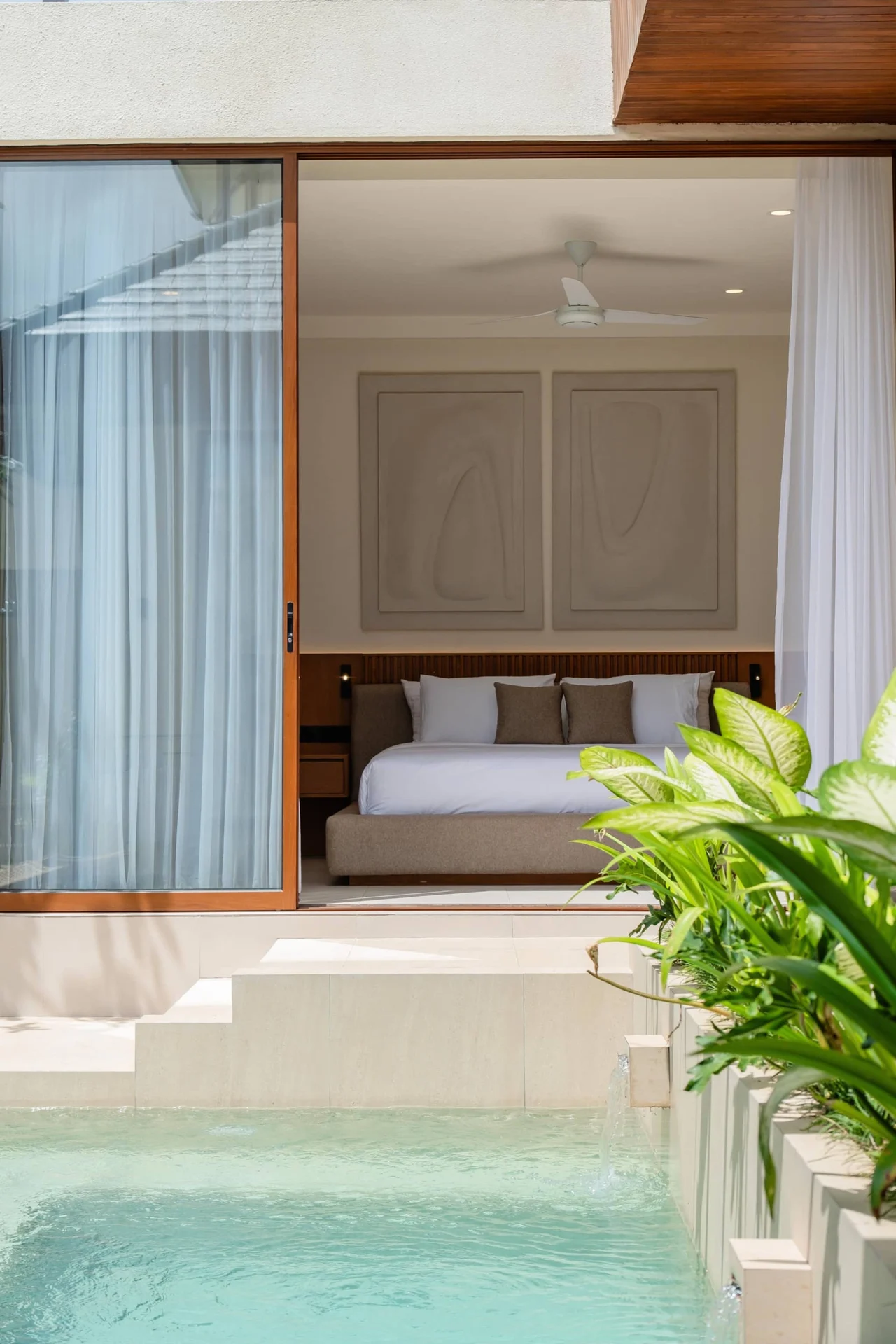 Pool Villa in Ubud, Bali — Bedroom one