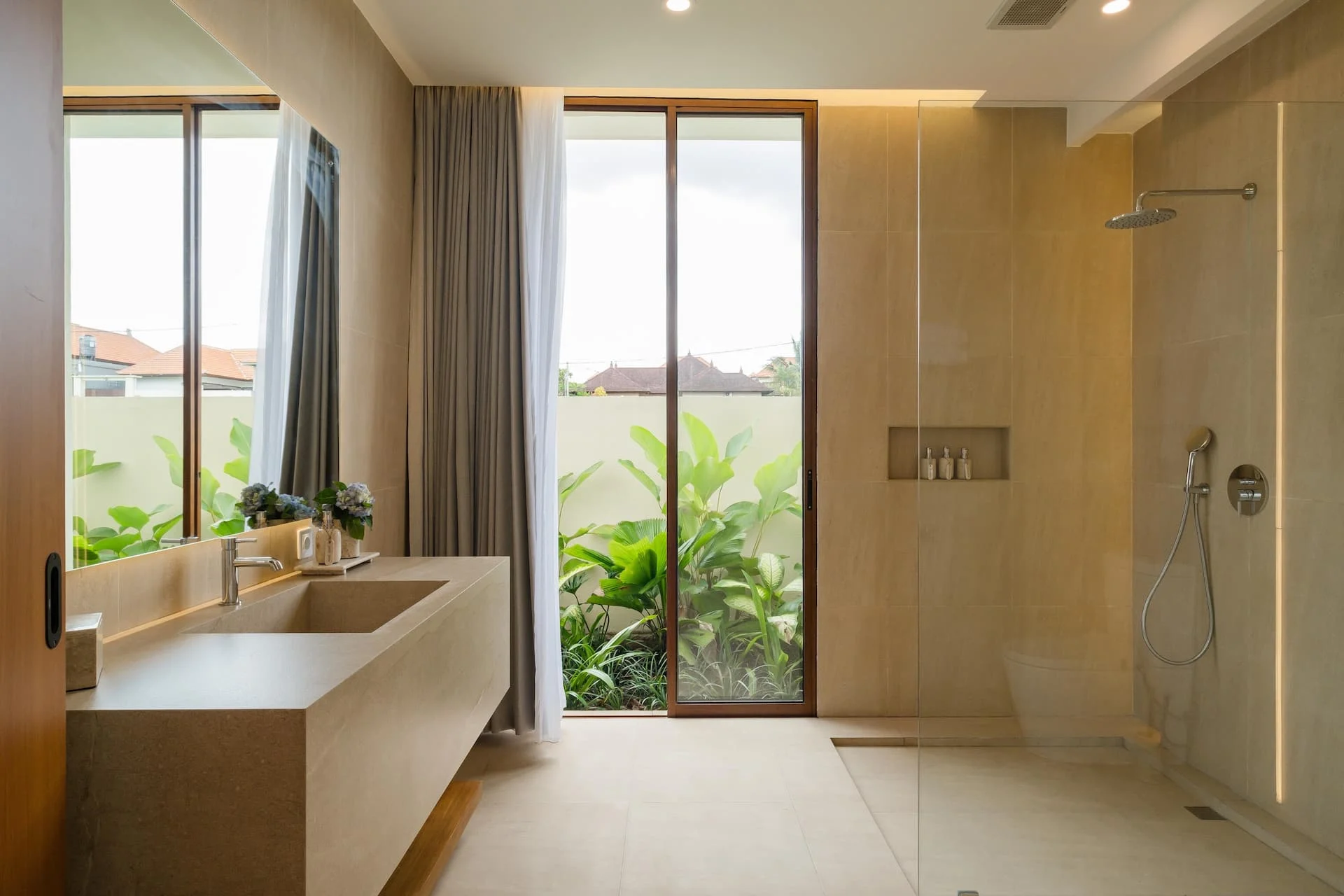 Pool Villa in Ubud, Bali — Bathroom one
