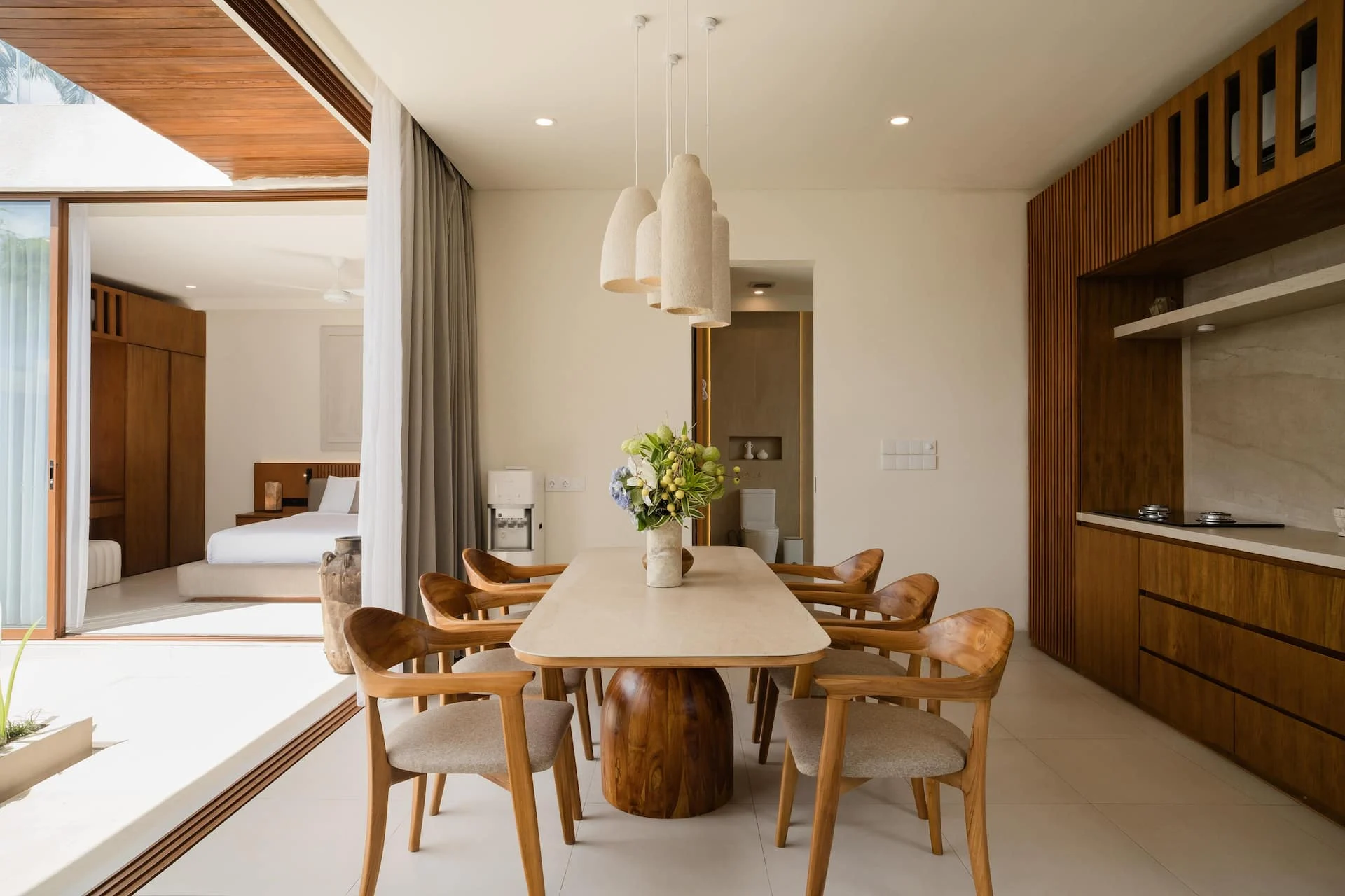 Pool Villa in Ubud, Bali — Dining area